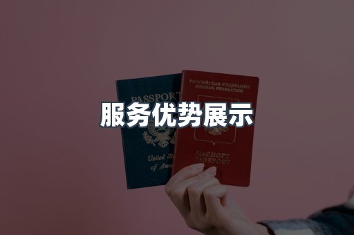 服务优势展示